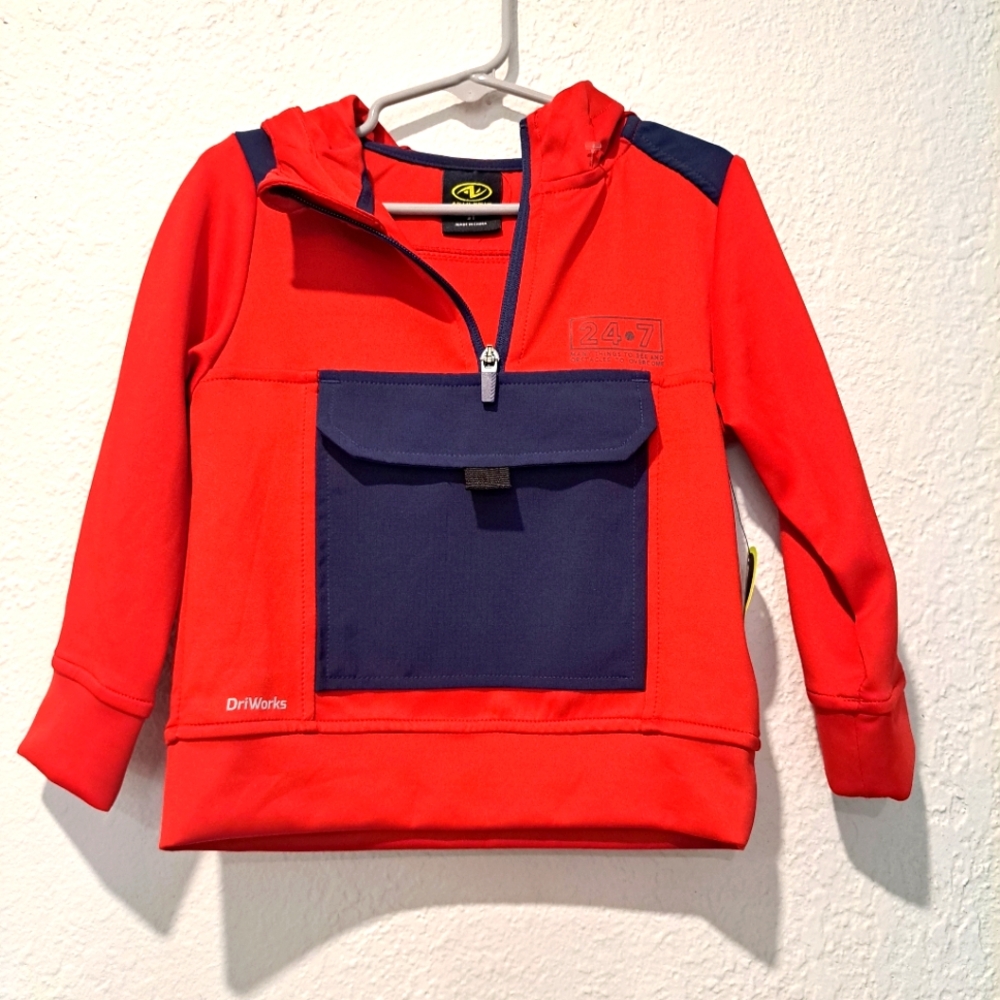 Kids Red and Blue Hoodie